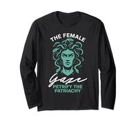 Lo Sguardo Femminile pietrificano Il patriachy Maglia a Manica