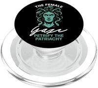 Lo sguardo femminile pietrificano il patriachy PopSockets PopGrip per MagSafe