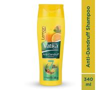 Lo shampoo per capelli antiforfora Dabur Vatika al limone riduce la forfora...