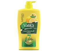 Lo shampoo per capelli antiforfora Dabur Vatika al limone riduce la forfora...