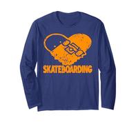 Lo Skate Mi scorre nelle vene e nel Cuore Maglia a Manica