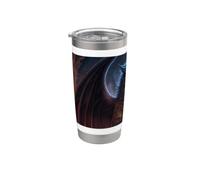 Lo Space Dragon Wolf la leggenda tra le stelle Bicchiere termico in acciaio inox doppia parete