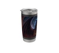Lo Space Dragon Wolf la leggenda tra le stelle Bicchiere termico in acciaio inox doppia parete