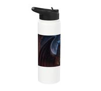 Lo Space Dragon Wolf la leggenda tra le stelle Stainless Steel Insulated Water Bottle