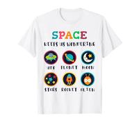 Lo Spazio Ci Fa Chiedere ai Bambini di Imparare l'umorismo Maglietta