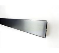 Lo spazio in costruzione ALFREDO CALANDRELLI Zoccolatura per cucina 12 h, zoccolo, zoccolatura, ottima per la cucina, resistente colore Inox LUNGHEZZA 2 METRI