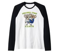 Lo Spazio Personale è Un Mito - Jiu Jitsu Back Control Humor Maglia con Maniche Raglan