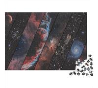 Lo spazio Puzzle Impossibili 1000Pcs Cosmos Decorazione Per La Casa. Rilassamento E Intelligence Per Adulti E Bambini Da 12 Anni 1000pcs (75x50cm)