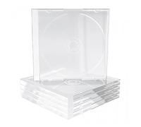 LO SPECCHIO DEL ROCK Custodie Jewel Case Deluxe Cristallo per 1 CD - Cad - Qtà 20