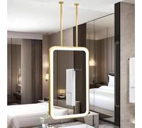 Lo specchio di galleggiamento di Dimmable per il bagno, accende 3 colori personalizzabili 40cm x 60cm