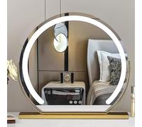 Lo specchio di trucco illuminato LED di Dimmable con il controllo di tocco e la batteria ricaricabile per l'applicazione cosmetica precisa