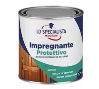Lo Specialista Mistercolor IMPREGNANTE ACQUA, 0,75L, NOCE CHIARO
