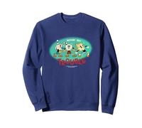 Lo Spettacolo Cuphead! Niente MA Problemi Felpa, Unisex per Adulti, Navy, S