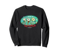 Lo Spettacolo Cuphead! Niente MA Problemi Felpa, Unisex per Adulti, Nero, L