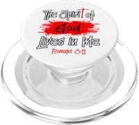 Lo Spirito di Dio vive in me Romani 8:11 PopSockets PopGrip per MagSafe