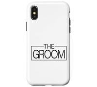 Lo sposo, abbinando lo sposo sposa scapolo Custodia per iPhone X/XS