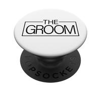 Lo sposo, abbinando lo sposo sposa scapolo PopSockets PopGrip Adesivo