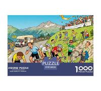 Lo Sprint finale della corsa in bicicletta Puzzle in Legno Impermeabile Puzzles Da 1000 Pezzi Per Adulti Colorati Giochi Educativi