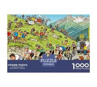 Lo Sprint finale della corsa in bicicletta Puzzle in Legno Impermeabile Puzzles Da 1000 Pezzi Regali Per Adulti Divertenti Giochi Di Impegnativi