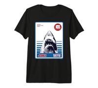 Lo squalo iconico Jaws 50 Anniversary 1975 Maglietta Premium