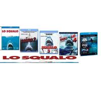 Lo Squalo . La Quadrilogia 1-2-3-4 (4 Blu Ray) + Open Water - La Trilogia