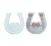 Lo stampo a ferro cavallo a forma cuore in silicone per fatto a mano garantisce un semplice lavaggio dopo l ' uso artigianale Stampo a forma cuore