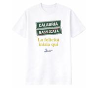 Lo Statale Jonico T-Shirt 'Calabria/Basilicata - La Felicità Inizia Qui'
