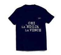 Lo Statale Jonico T-Shirt 'Chi la 'nduja la Vince' - Colore Blu Notte - Limited Edition