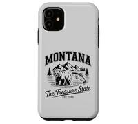 Lo stato del tesoro, Montana, Amercia, Bellezza naturale e fauna selvatica Custodia per iPhone 11