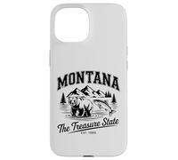 Lo stato del tesoro, Montana, Amercia, Bellezza naturale e fauna selvatica Custodia per iPhone 15