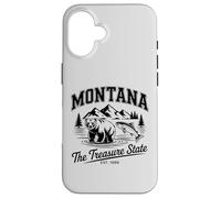 Lo stato del tesoro, Montana, Amercia, Bellezza naturale e fauna selvatica Custodia per iPhone 16