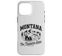 Lo stato del tesoro, Montana, Amercia, Bellezza naturale e fauna selvatica Custodia per iPhone 16 Pro Max