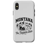 Lo stato del tesoro, Montana, Amercia, Bellezza naturale e fauna selvatica Custodia per iPhone X/XS
