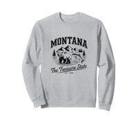 Lo Stato del Tesoro, Montana, Amercia, Bellezza Naturale e Fauna Selvatica Felpa