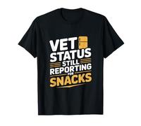 Lo stato del veterinario continua a segnalare per gli snack Veterans Day Maglietta
