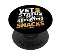 Lo stato del veterinario continua a segnalare per gli snack Veterans Day PopSockets PopGrip Adesivo