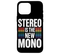 Lo Stereo È Il Nuovo Mono Musicista Appassionato Di Musica Custodia per iPhone 16 Pro Max