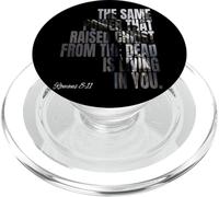 Lo stesso potere che ha sollevato Cristo dai morti sta vivendo in te PopSockets PopGrip per MagSafe