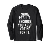 Lo Stesso Risultato perché continui a votare Sarcastico Maglia a Manica