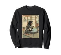 Lo Stile di Vita di Bear IT Guy Laptop con Boba Tea Ukiyo-e Felpa