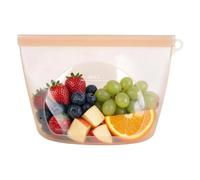 Lo stoccaggio 'alimento del silicone insacca il scrivibile | Sacchetti riutilizzabili Ziploc per snack, verdure, carne, formaggio, yogurt, noci, conservazione del pranzo