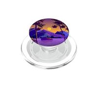 Lo strano albero sulla collina con il bellissimo cielo PopSockets PopGrip per MagSafe