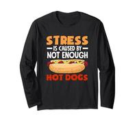 Lo stress è causato da non abbastanza amanti degli hot dog Maglia a Manica