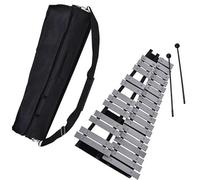 Lo strumento a percussione Glockenspiel professionale a 32 note include 2 bacchette e borsa per il trasporto Kit Glockenspiel Professionale