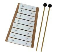 Lo strumento a percussione xilofono Glockenspiel a 8 note per principianti produce un tono brillante Glockenspiel Strumento A Percussione