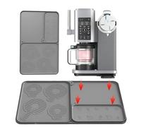 Lo strumento da cucina combinato in silicone combina lo scolapiatti e il tappetino da club antiscivolo protegge i piani di lavoro lavabile in lavastoviglie vassoio facile da pulire