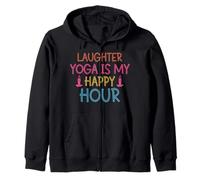 Lo Yoga della Risata è il mio Happy Hour Felpa con Cappuccio