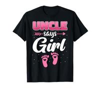 Lo zio dice che il genere della ragazza rivela la famiglia del bambino Maglietta