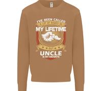 Lo Zio È Il Mio Preferito Divertente Maglione Per La Festa Del Papà Uomo