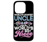 Lo zio più buono del mondo con la nipote migliore del mondo Custodia per iPhone 14 Pro